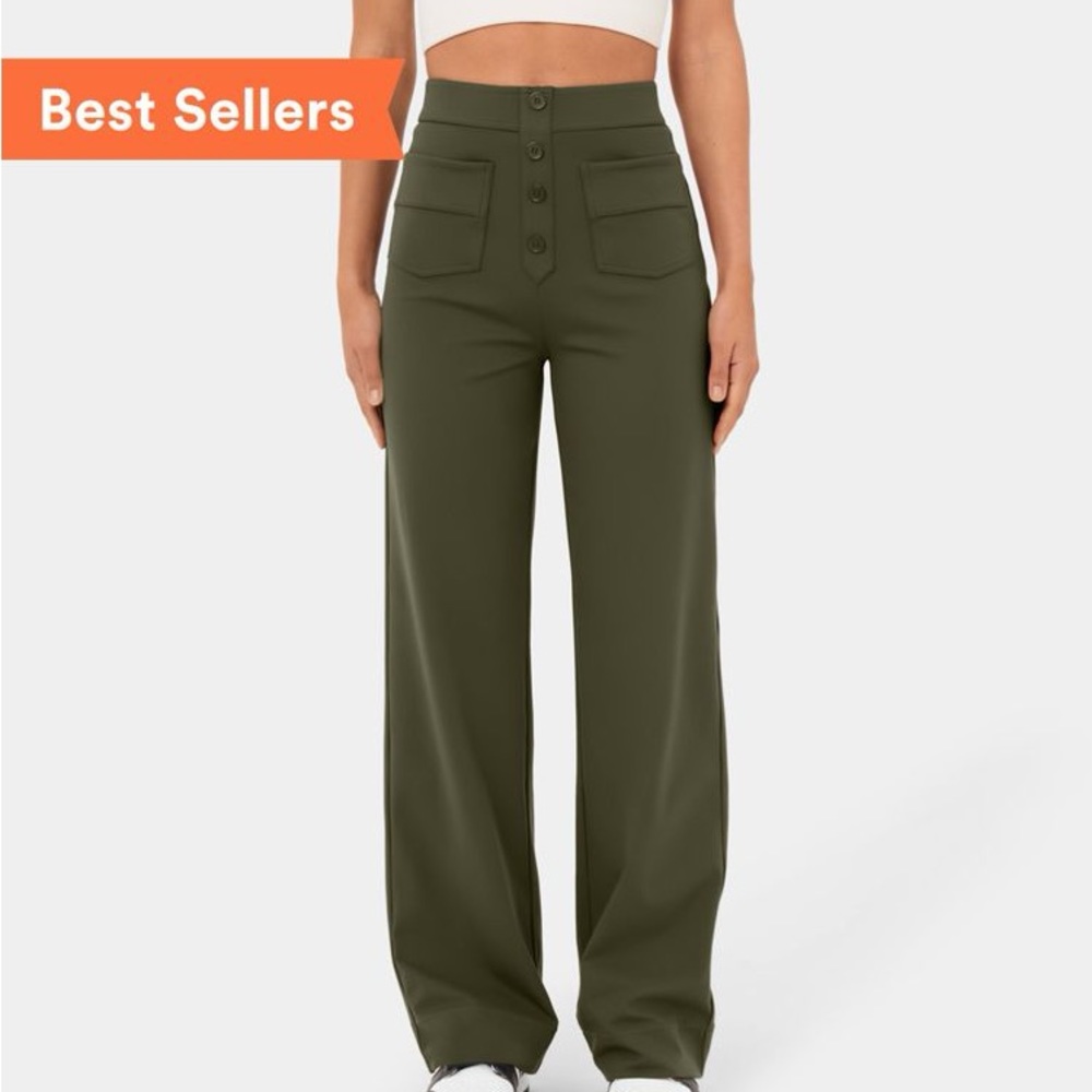 New Halara High Waisted Button Multiple Pockets S… - image 5